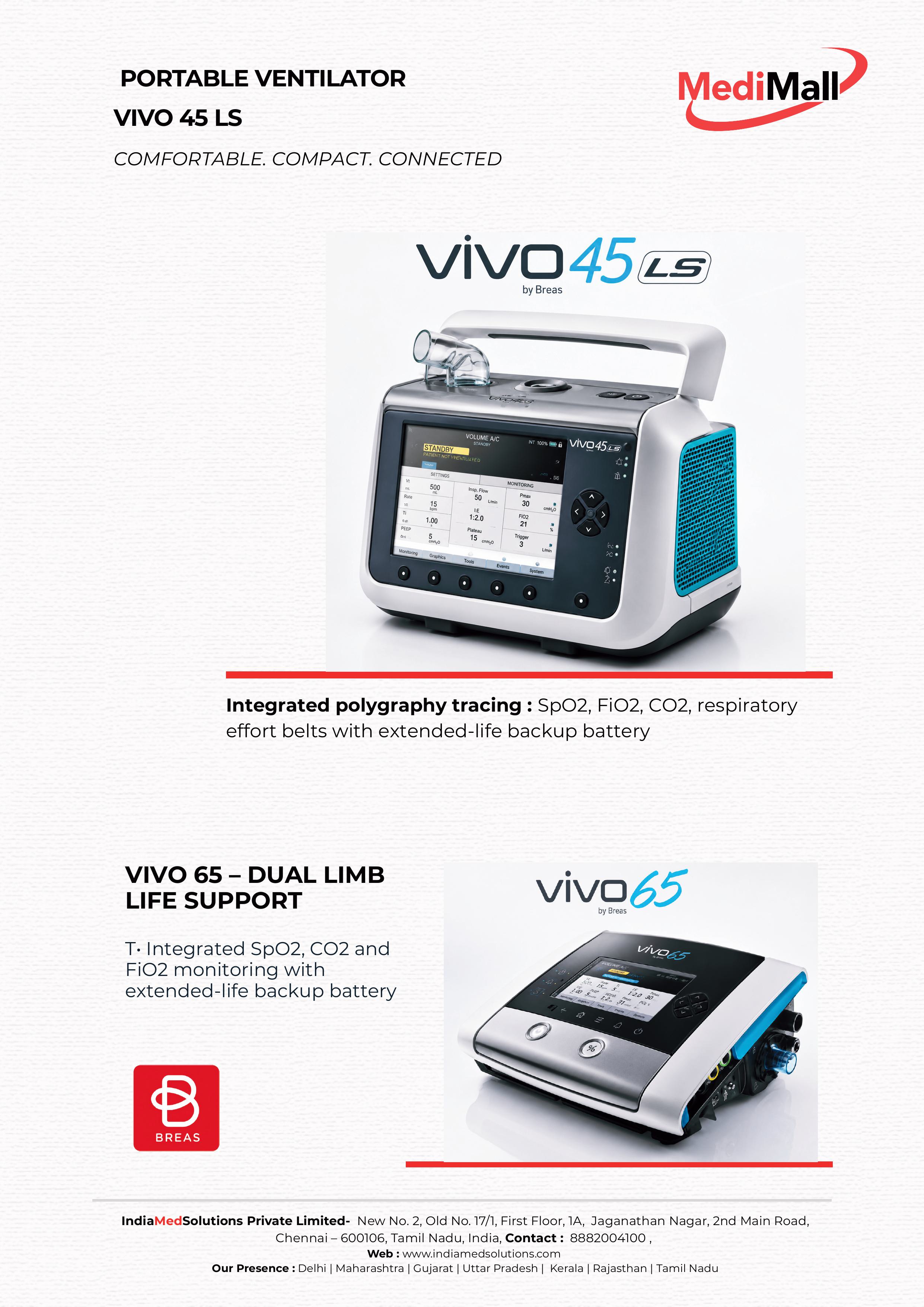 Vivo 65 - Dual Limb Life Support 